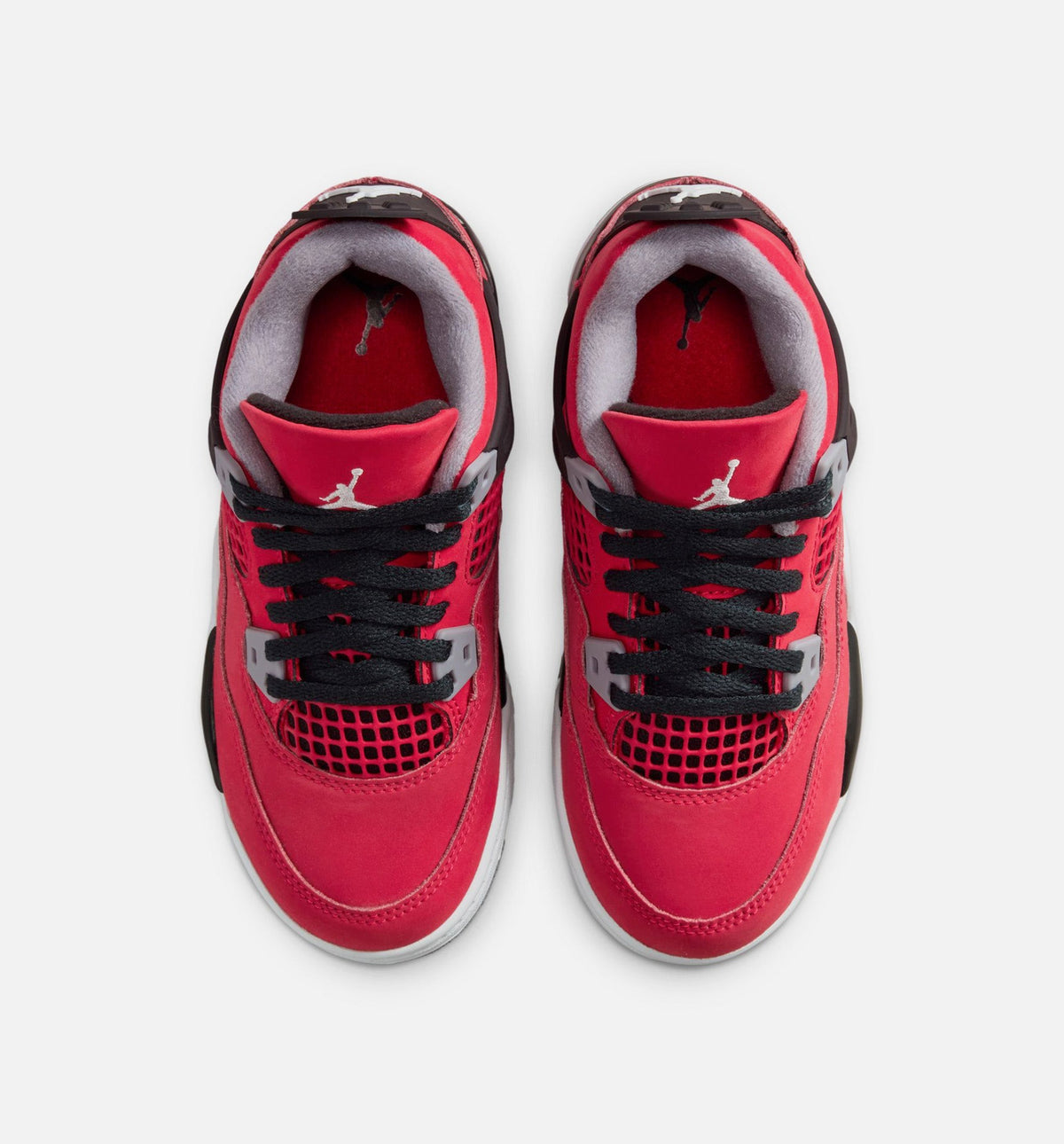 Air Jordan 4 Retro 'Toro Bravo' Preschool - Fire Red/White/Black/Cement Grey