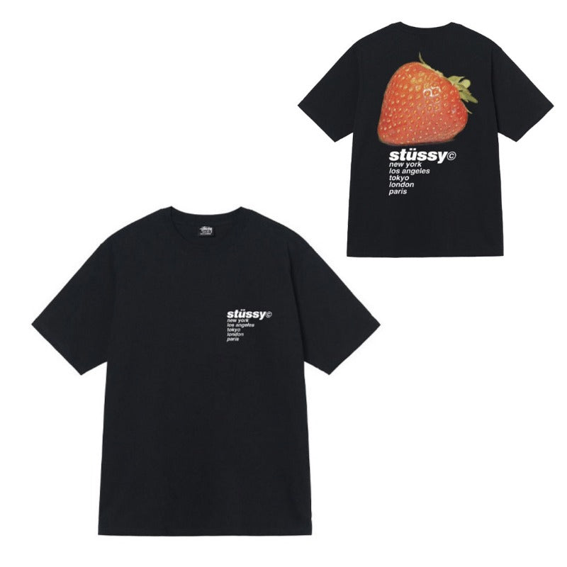 Stussy T Shirts Casual Versatile Loose T Shirts Couple
