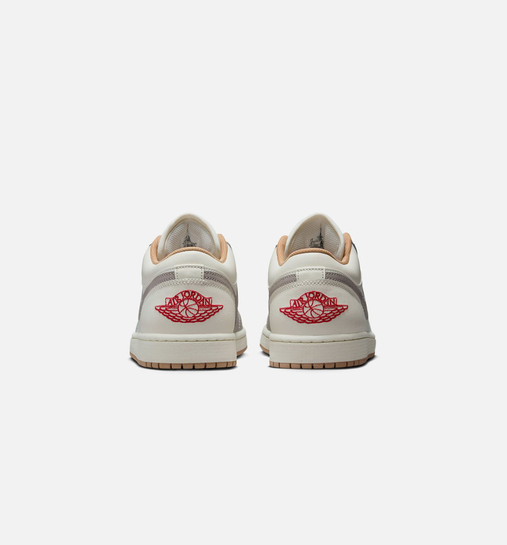 Air Jordan 1 Low | Men's Sail & Fire Red Lifestyle Shoe