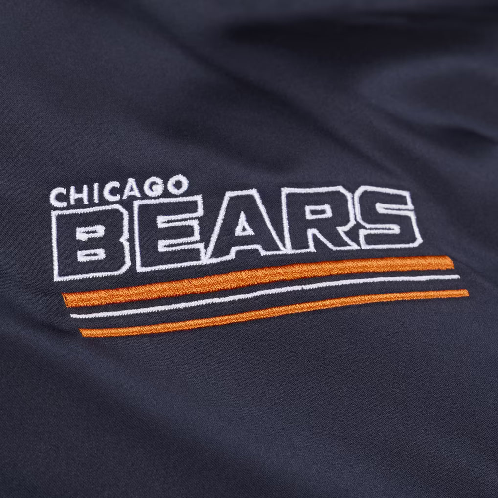 M&N NFL Chicago Bears Triple Check Heavyweight Satin Jacket