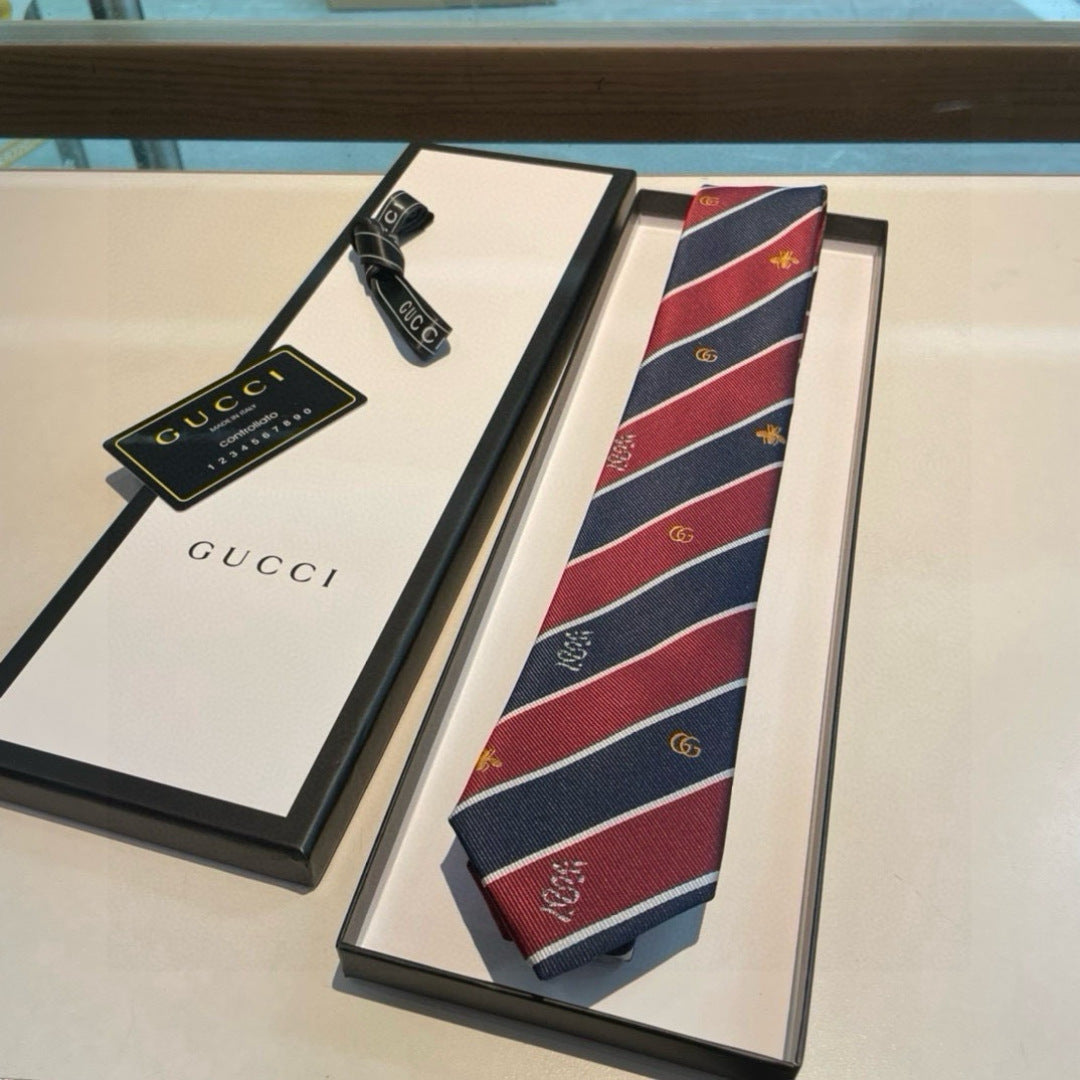 Gucci Men's Bee Silk Tie