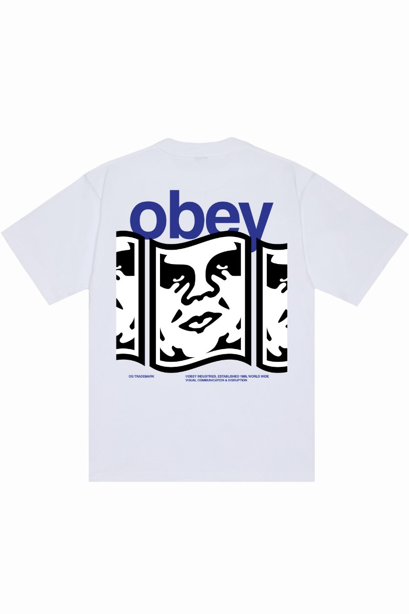 OBEY DISRUPTION T-SHIRT White