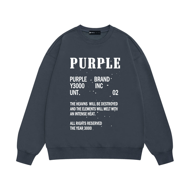Street style Purple Brand sweatshirts