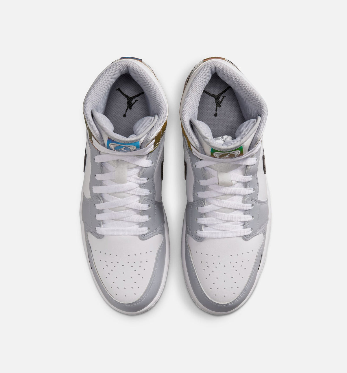 Air Jordan 1 Mid SE Men's – Black/White/Wolf Grey