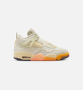 Air Jordan 4 Retro "Birds of Paradise" Women's Lifestyle Shoes – Coconut Milk/Metallic Gold/Muslin/Bright Mango/Sundial/Black