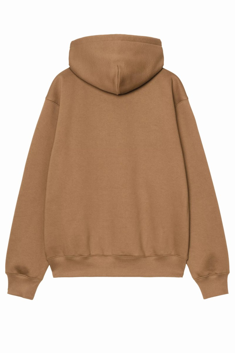 CARHARTT WIP HOODED CARHARTT SWEAT H Brown / Black