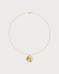 MONICA VINADER Aquarius Zodiac 18ct Yellow Gold Vermeil Pendant Necklace(Gold)