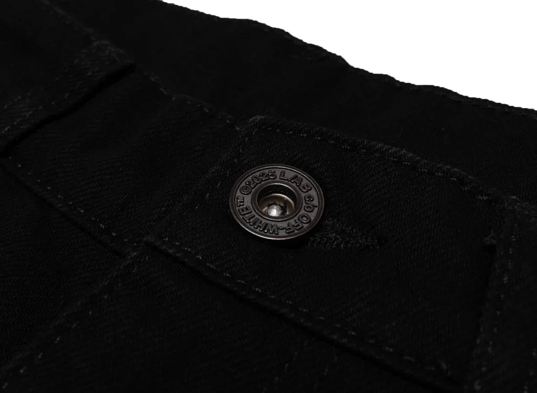 L/AB Straight Fit Piped Denim