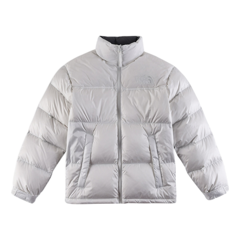 The North Face Contrast-Panel Stand-Collar Puffer Jacket – Two-Tone Edition
