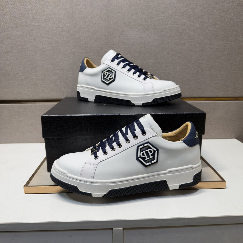 Philipp Plein Hexagon Emblem Sneakers