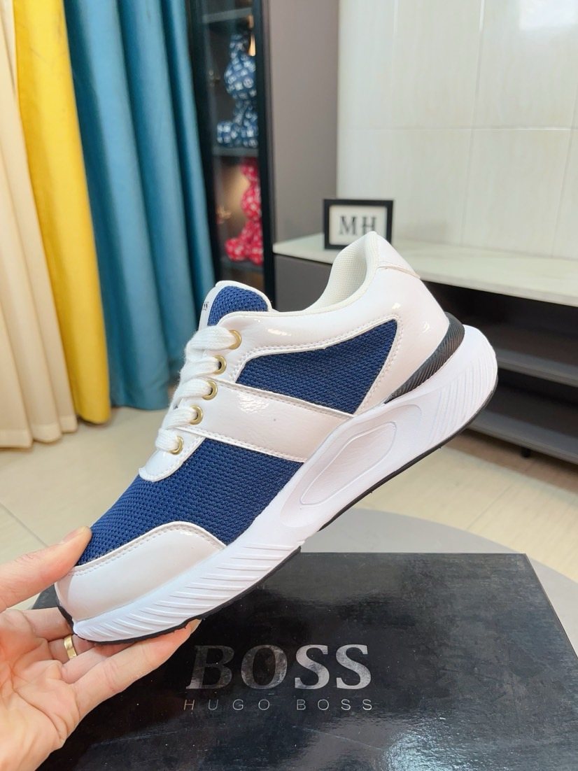 Hugo Boss Color-Block Low-Top Sneakers