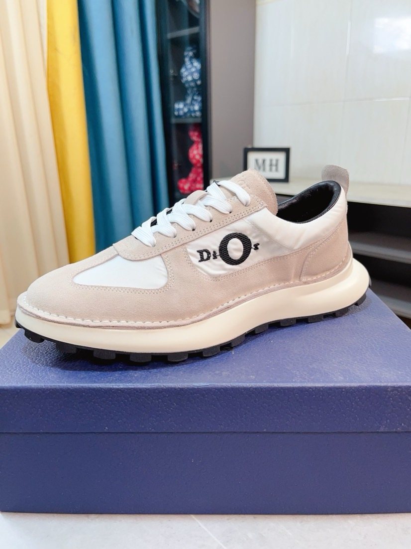 Dior Paneled Lug-Sole Sneakers