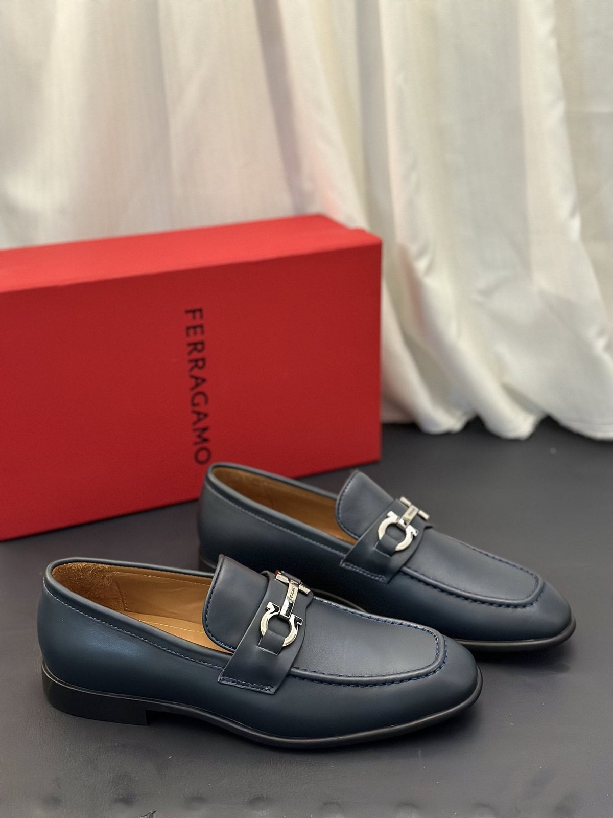 Ferragamo Metal-Bit Loafers