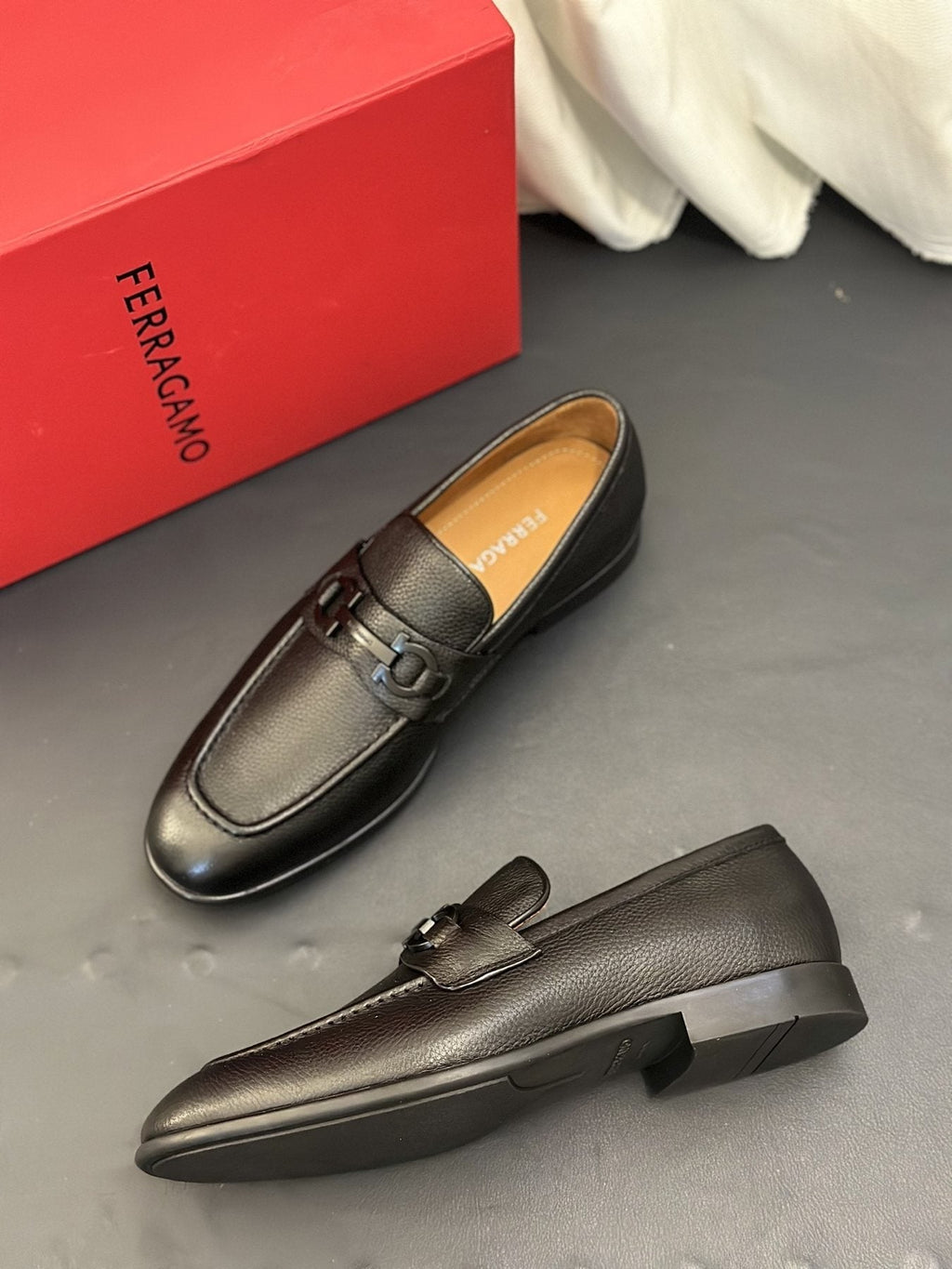 Ferragamo Metal-Bit Loafers