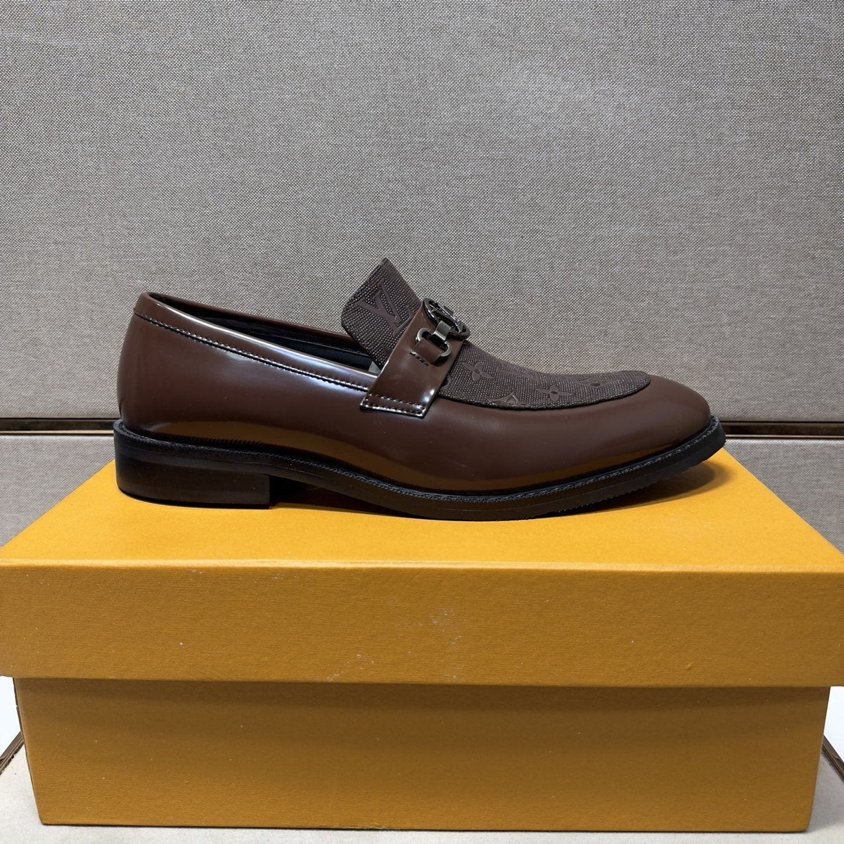 Louis Vuitton Men's Buckle Slip-On Dress Shoes