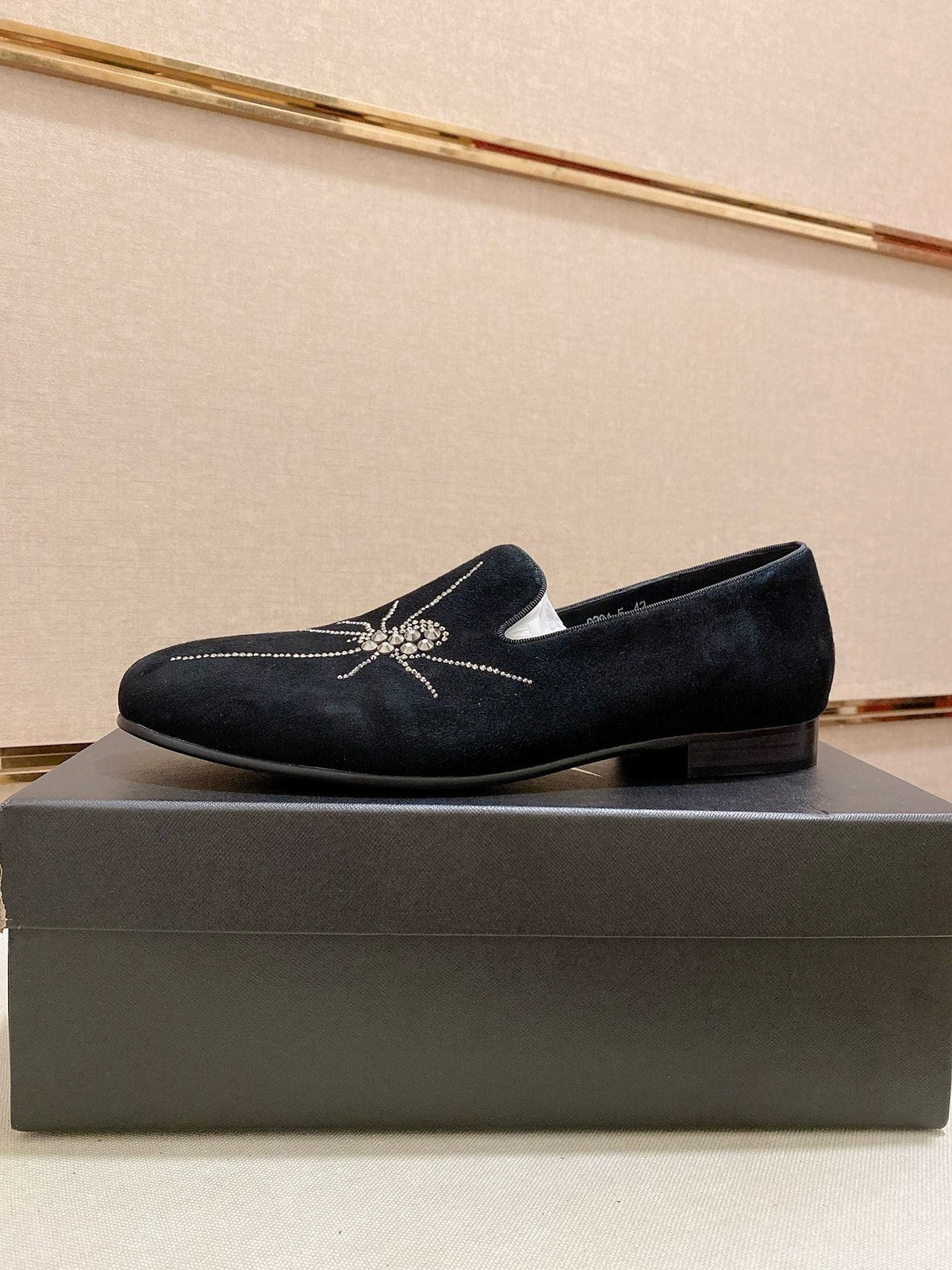 Giuseppe Zanotti Men's Black Spider Loafers