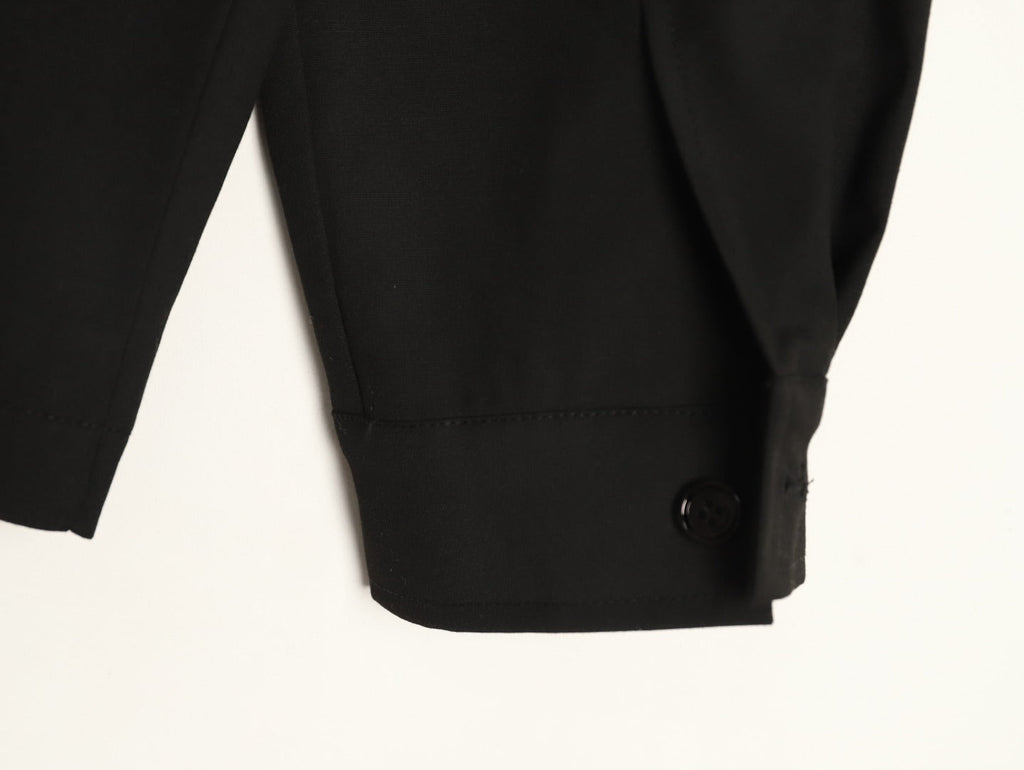 Burberry 26SS Bloomsbury Equestrian Full-Zip Jacket - Black